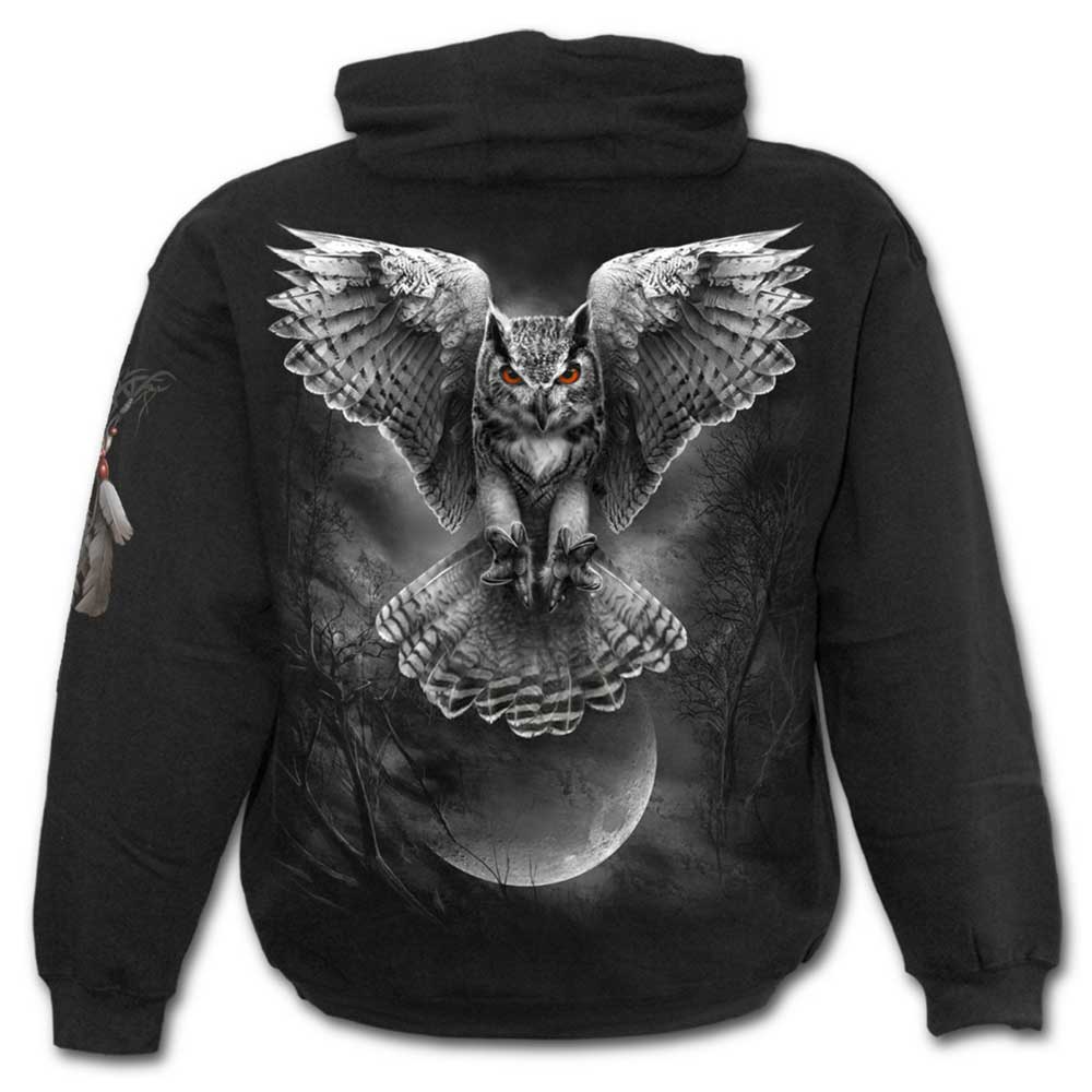 Spiral - WINGS OF WISDOM Kapuzenpullover/hoodie - Schwarz